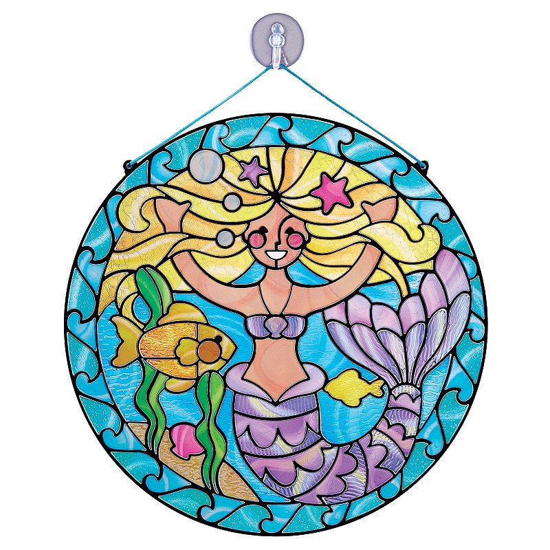 Melissa and Doug Stained Glass Made Easy Mermaid Set