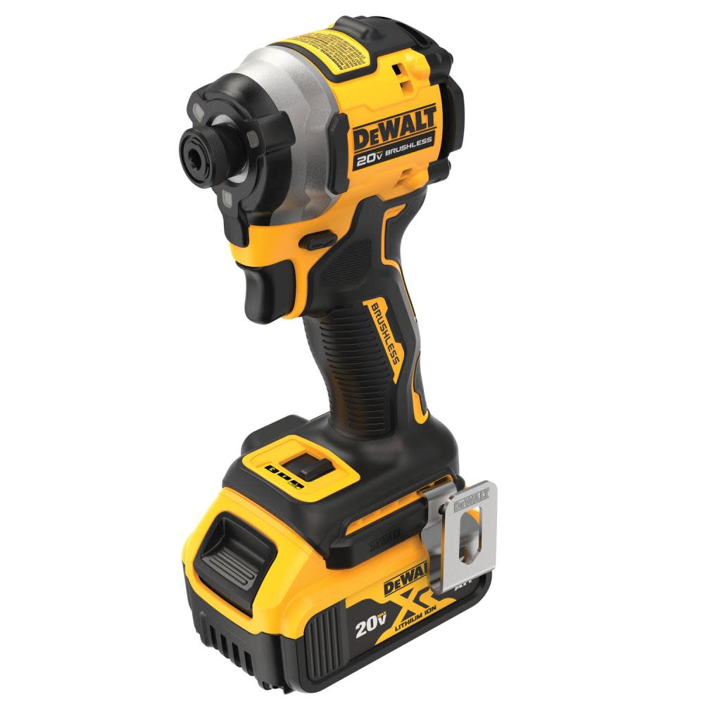 DEWALT ATOMIC 20V MAX Impact Driver Kit 1/4 3 Speed Brushless Cordless ;