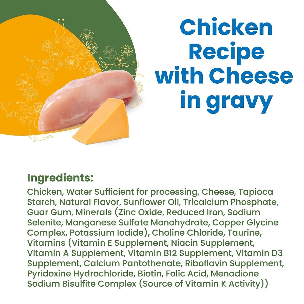 Almo Nature Complete Chicken Recipe with Cheese Grain-Free Canned Cat Food