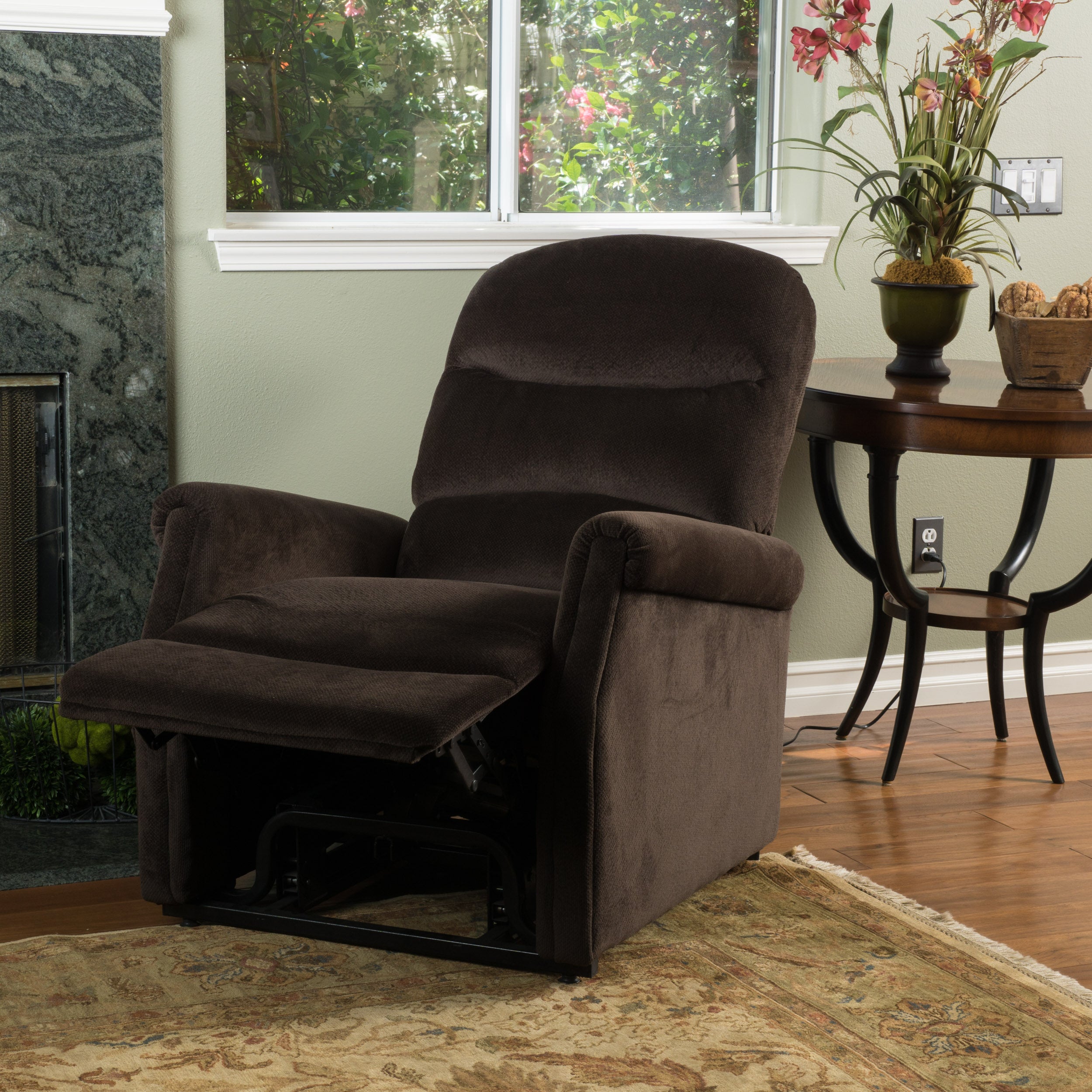 Alan Fabric Lift Up Recliner Chair