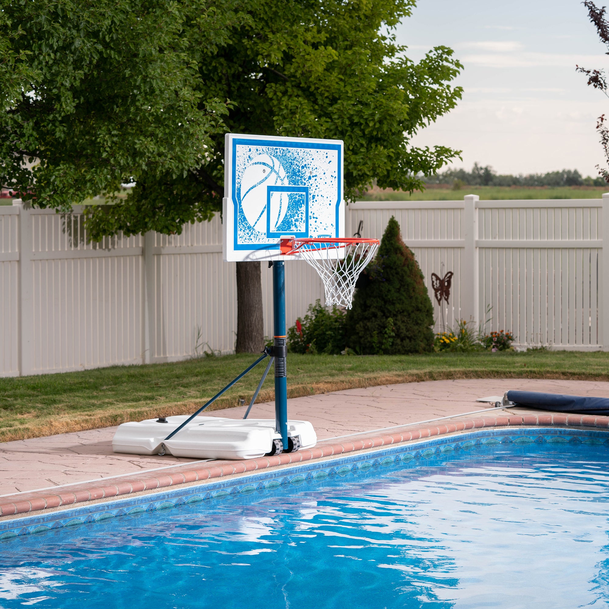 Lifetime Poolside Adjustable Basketball Hoop (44-Inch Impact)