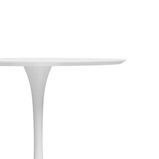 Jamesdar Kurv White Cafe Table JTAB200-WHWH