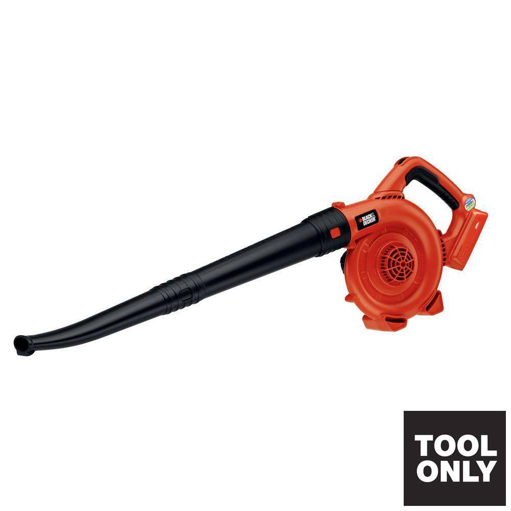 BLACK+DECKER 40V MAX 120 MPH 90 CFM Cordless Battery Powered Handheld Leaf Blower (Tool Only) LSW36B