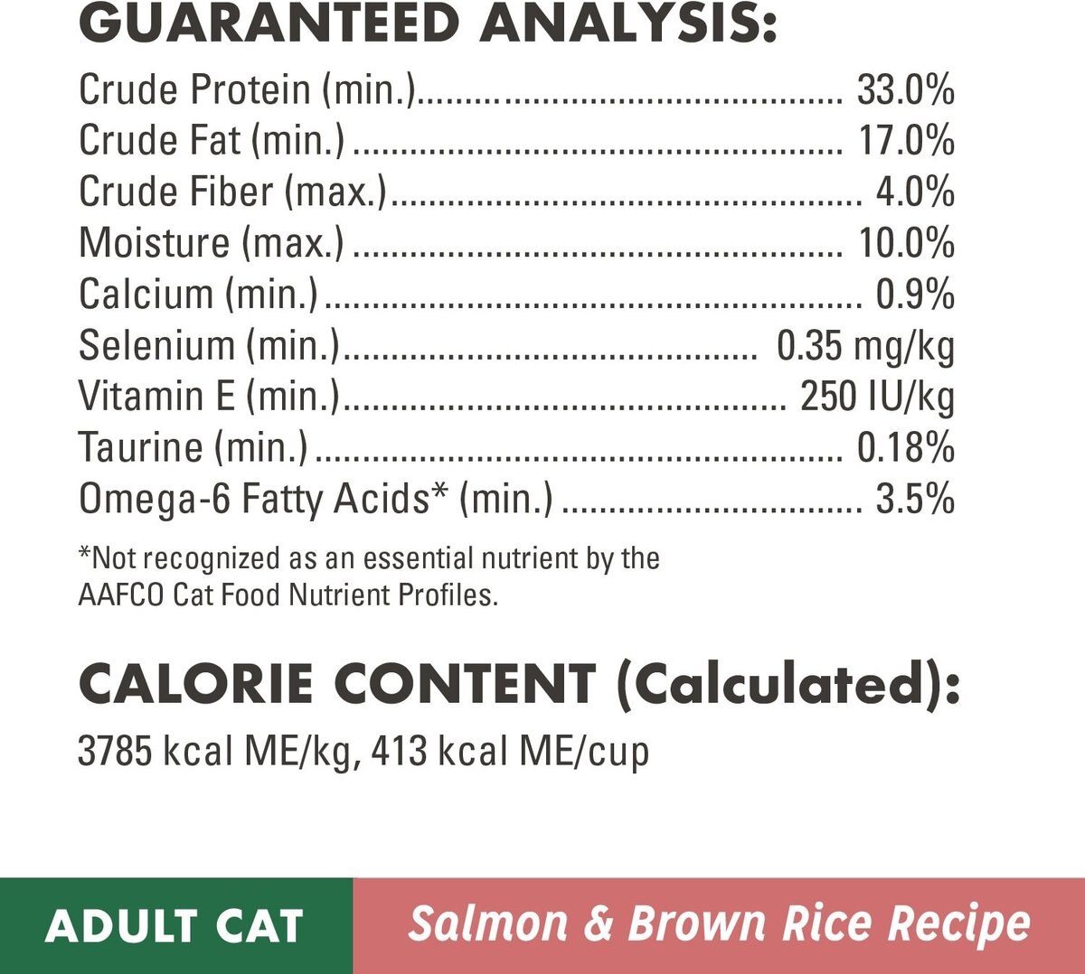 Nutro Wholesome Essentials Adult Salmon and Brown Rice Recipe Dry Cat Food