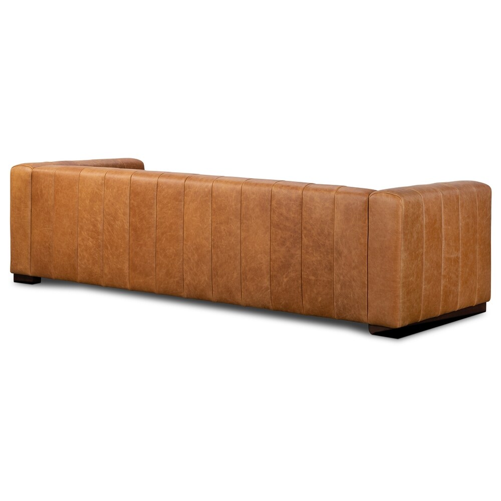 Poly and Bark Canale Sofa   Genuine Italian Leather