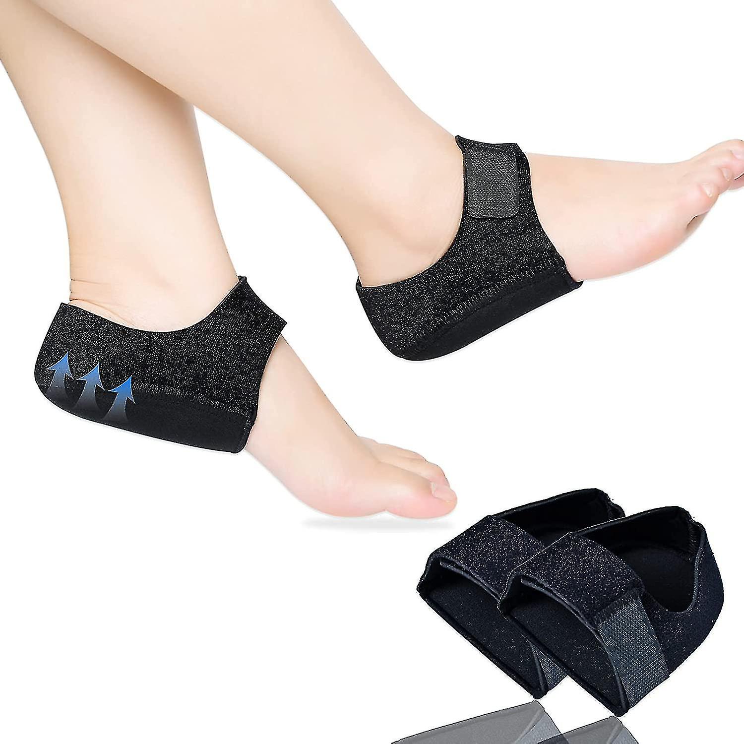 Heel Protectors， Gel Heel Cups， Heel Cushion Support Compatible With Plantar Fasciitis， Heel P