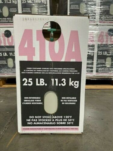 25 lb R410A 410a refrigerant new factory sealed.