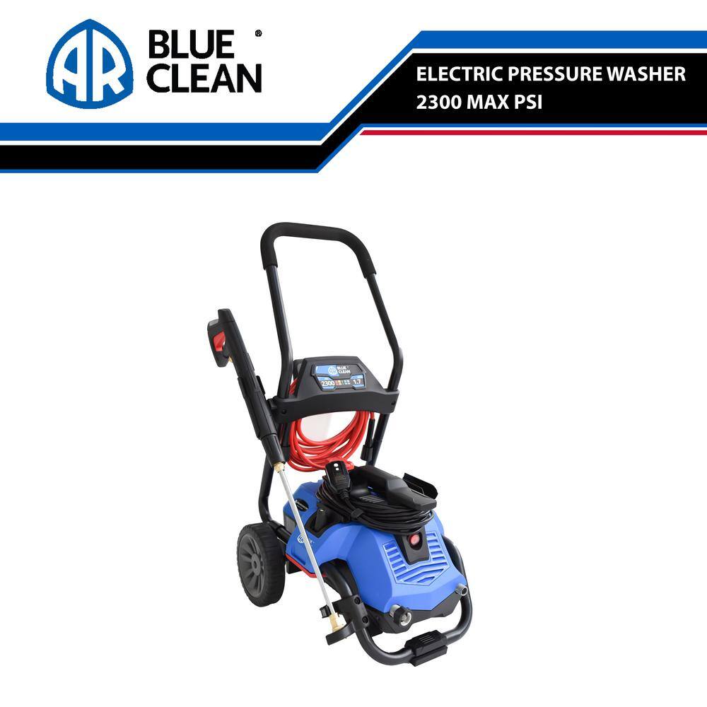 AR Blue Clean New 2-in-1 Universal Motor 2300 PSI Cold Water Electric Pressure Washer with Up to 1.7 GPM BC2N1HSS BC2N1HSS