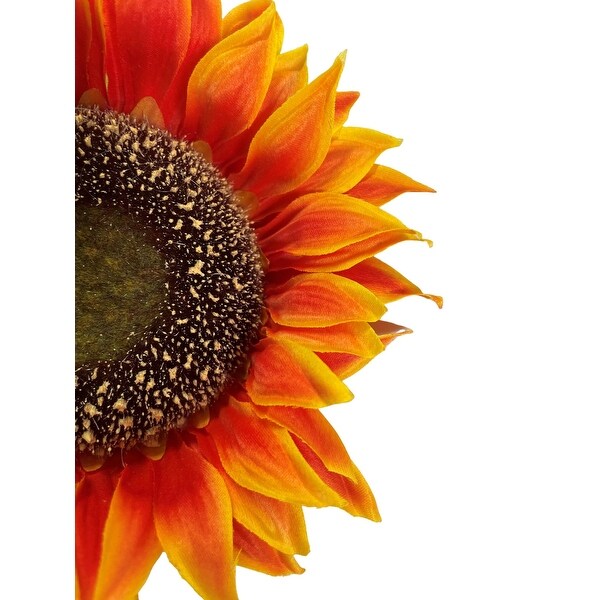 Sunflower Stem x 3 Orange 36 Set of 3