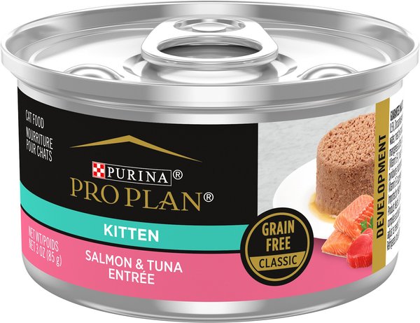 Purina Pro Plan Classic Salmon and Tuna Grain-Free Kitten Entree Canned Cat Food