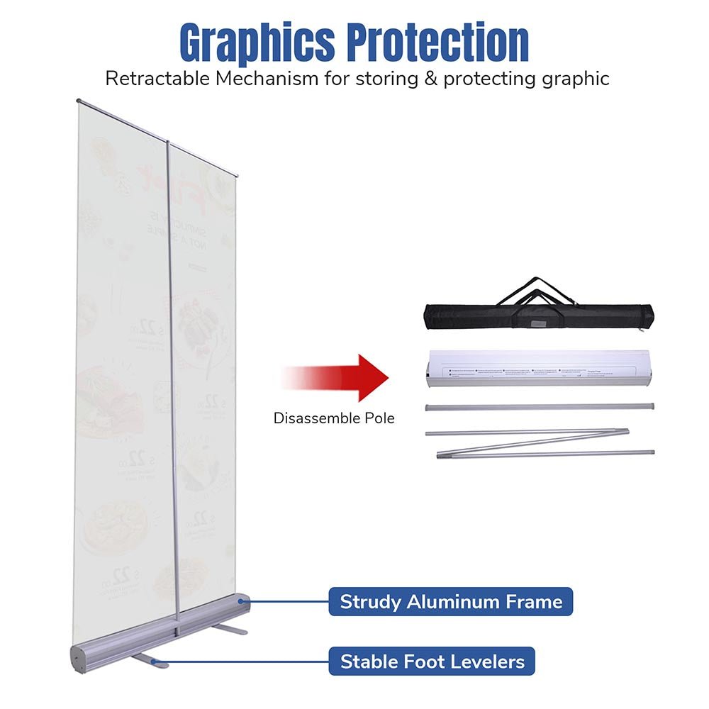 Yescom Retractable Banner Stand 33