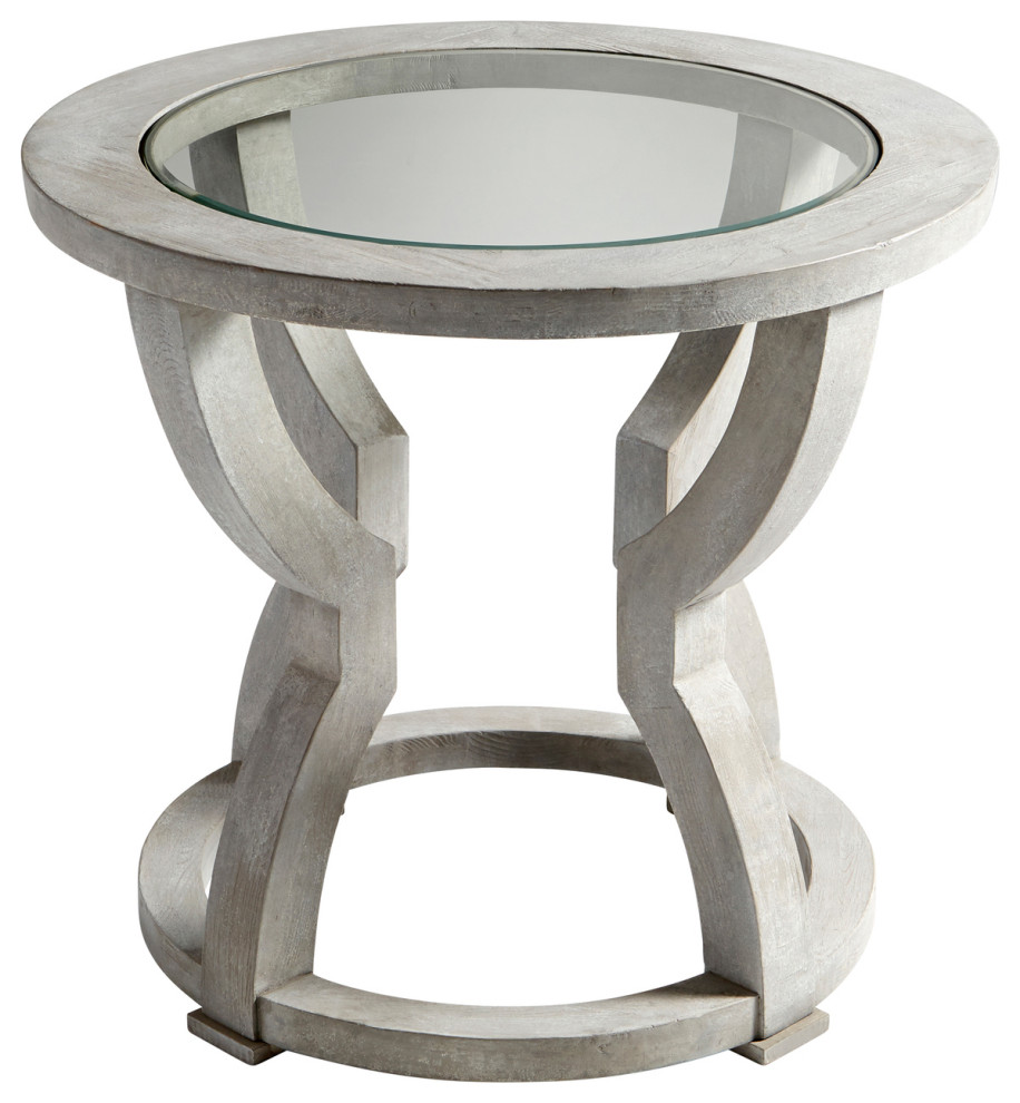 CYAN DESIGN 10225 Pantheon Foyer Table   Farmhouse   Side Tables And End Tables   by Buildcom  Houzz