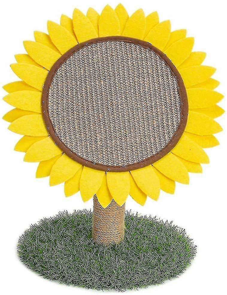 Pet Supplies Round Cat Scratch Board Sisal Sunflower Cat Scratch Table Cat Climbing Frame