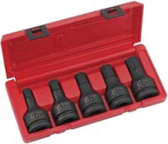 Sunex Tool SU4506 3/4 Drive 5 Piece SAE Hex Impac...