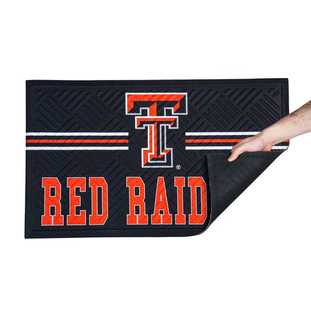 Embossed Mat Cross Hatch Texas Tech