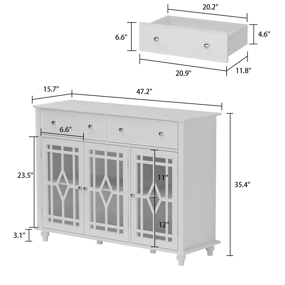 Timechee Buffet Cabinet 47.2 \