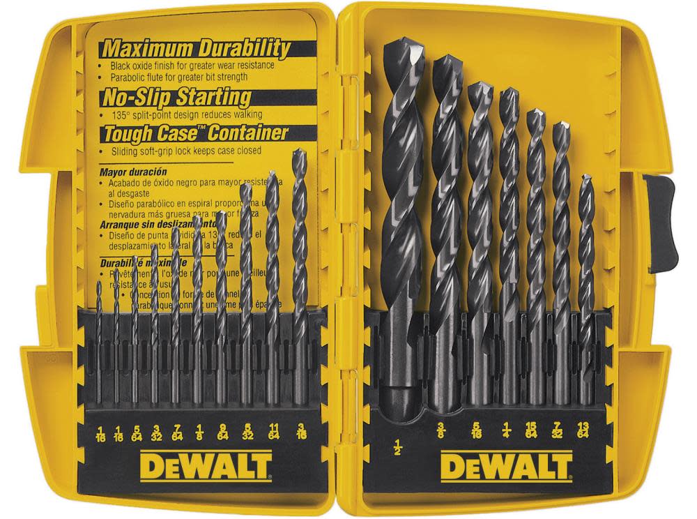 DEWALT Black Oxide Drill Bit Set DW1167 from DEWALT