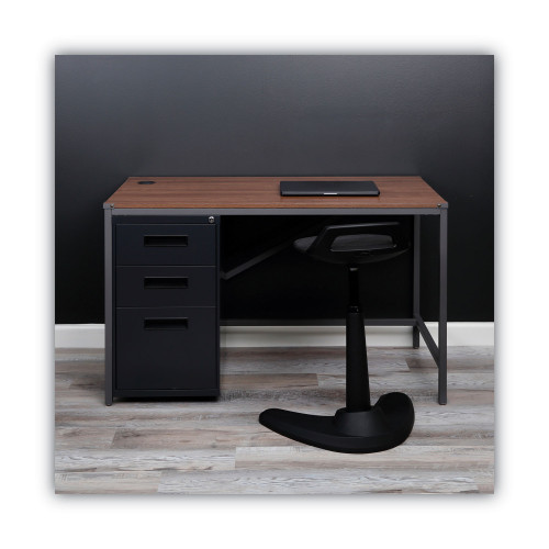 Alera File Pedestal， Left or Right， 3-Drawers: Box/Box/File， Legal/Letter， Charcoal， 14.96