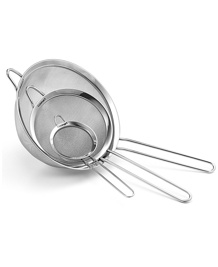 Cuisinart Stainless Steel Mesh Strainers Set of 3