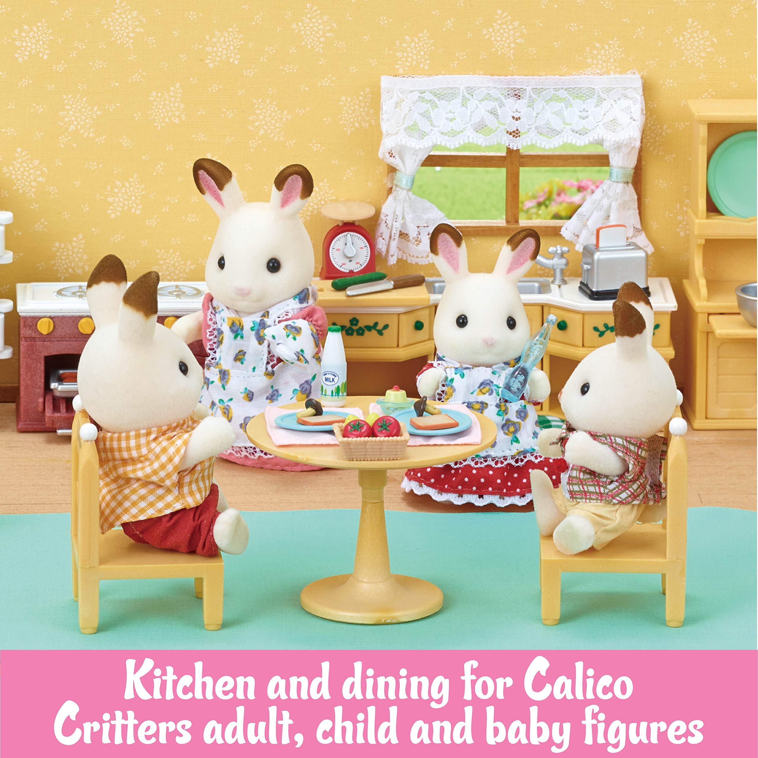 Calico Critters Deluxe Kozy Kitchen Set