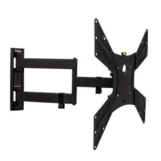 QualGear Universal Ultra Slim Low-Profile Full-Motion TV Wall Mount Kit for most 23 in. - 55 in. TVs QG-TM-021-BLK