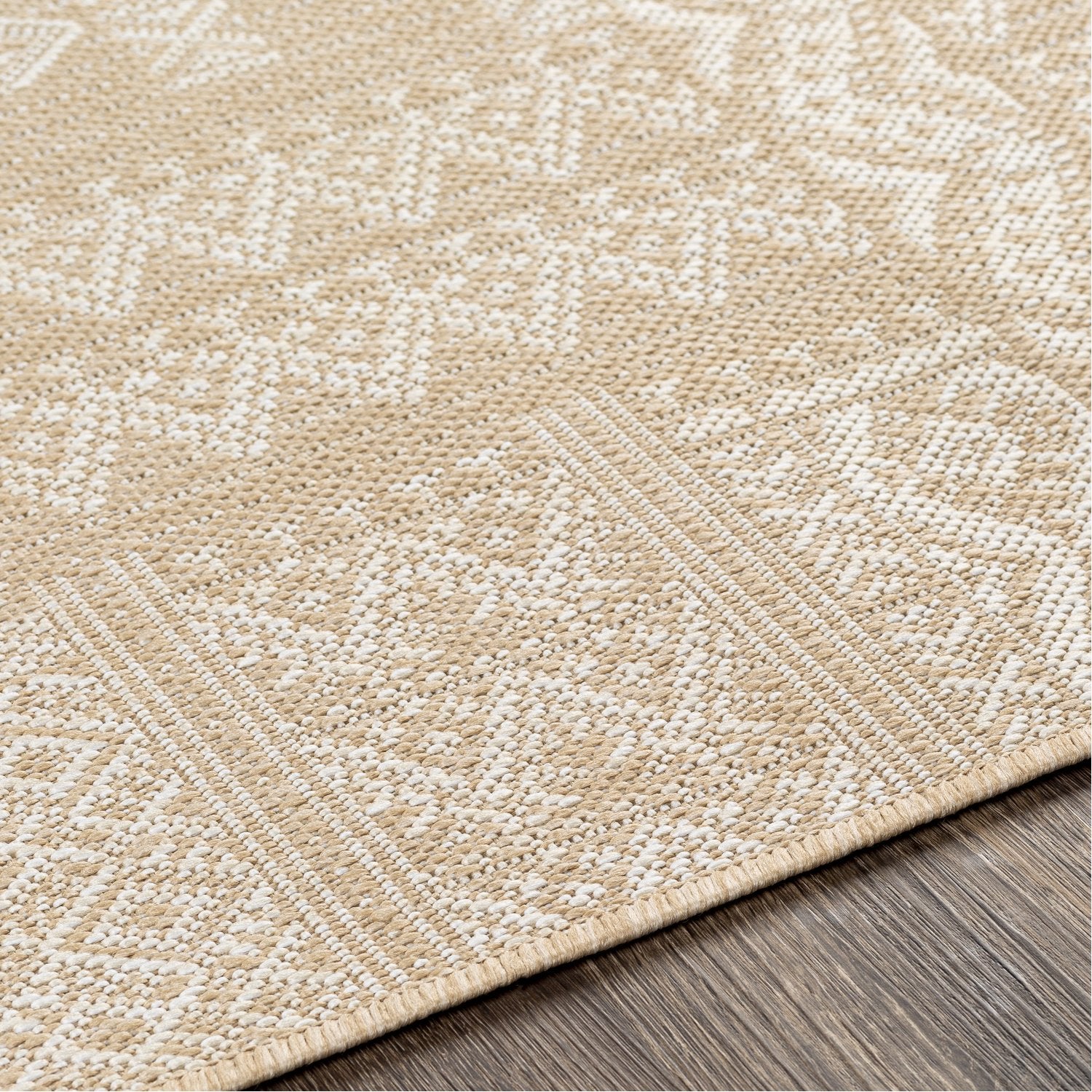 Malibu Indoor/Outdoor Rug in Wheat, Khaki