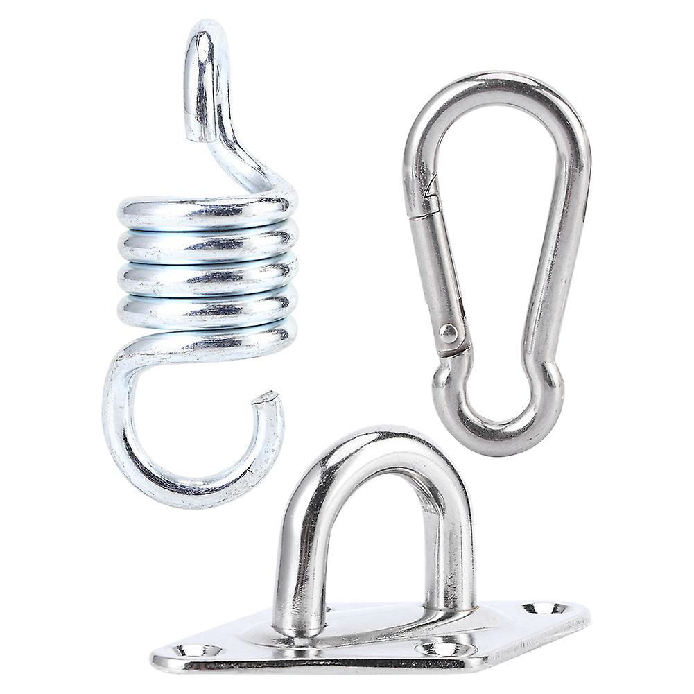 Stainless Steel Swing Buckle Fixed Hook Hammock Hanging Chair Basket Pad Eye Fittings