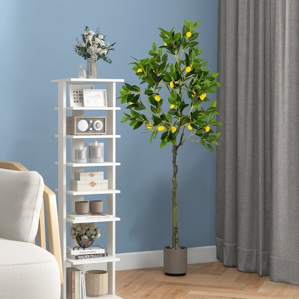 Artificial Lemon Tree Tall Fake Lemon Plant wuth Lemon Fruits