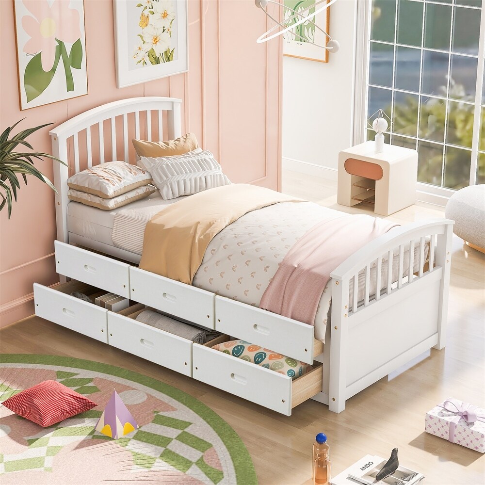 Taylor   Olive Freesia Twin size Storage Bed