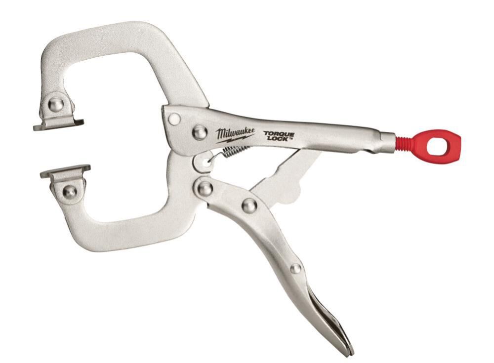 Milwaukee 6 Inch TORQUE LOCK Locking C-Clamp With Swivel Jaws 48-22-3522 from Milwaukee