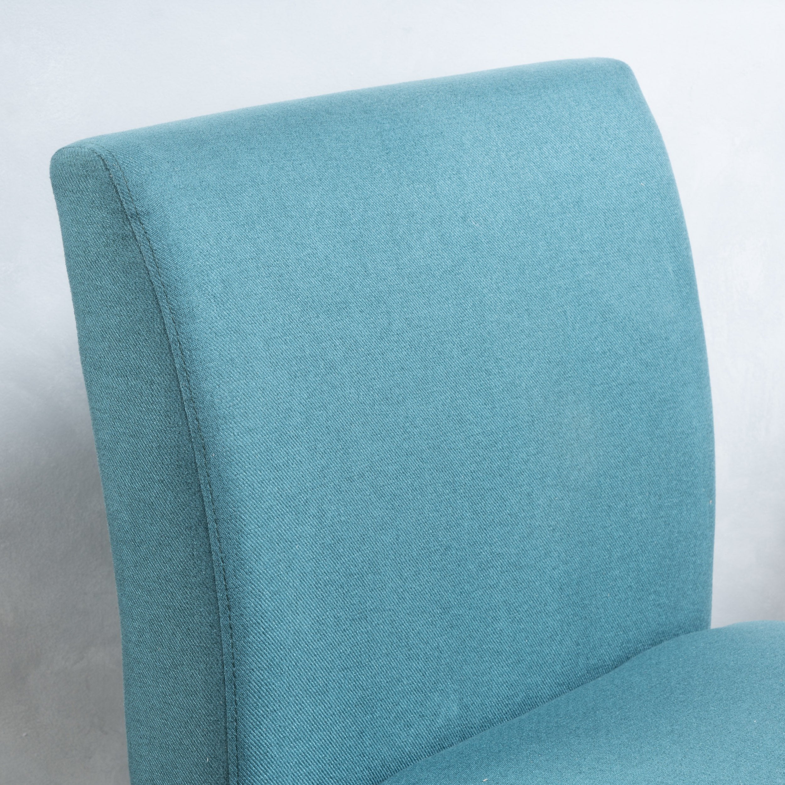 Kendal Contemporary Fabric Slipper Accent Chair