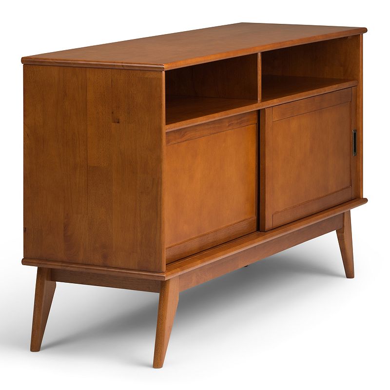 Simpli Home Draper Mid-Century Tall TV Stand