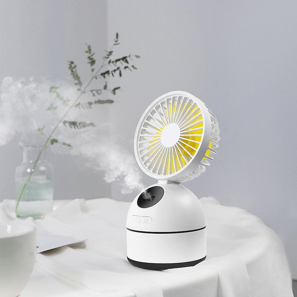 Spray Fan Usb Charging Folding Desktop Humidifying Mini Fan