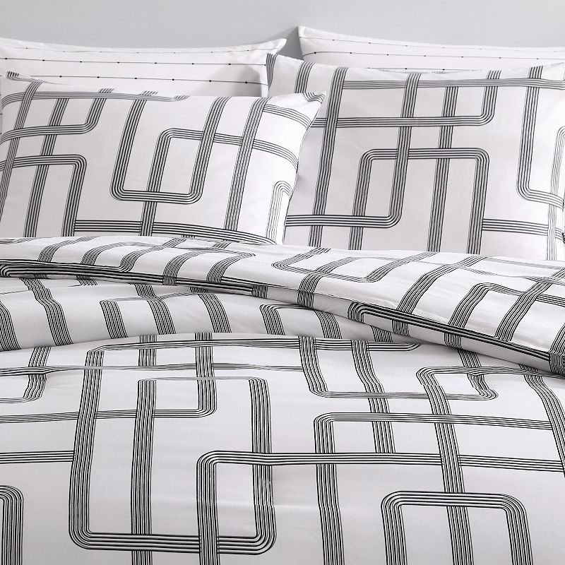 City Scene Mainline White Duvet Set