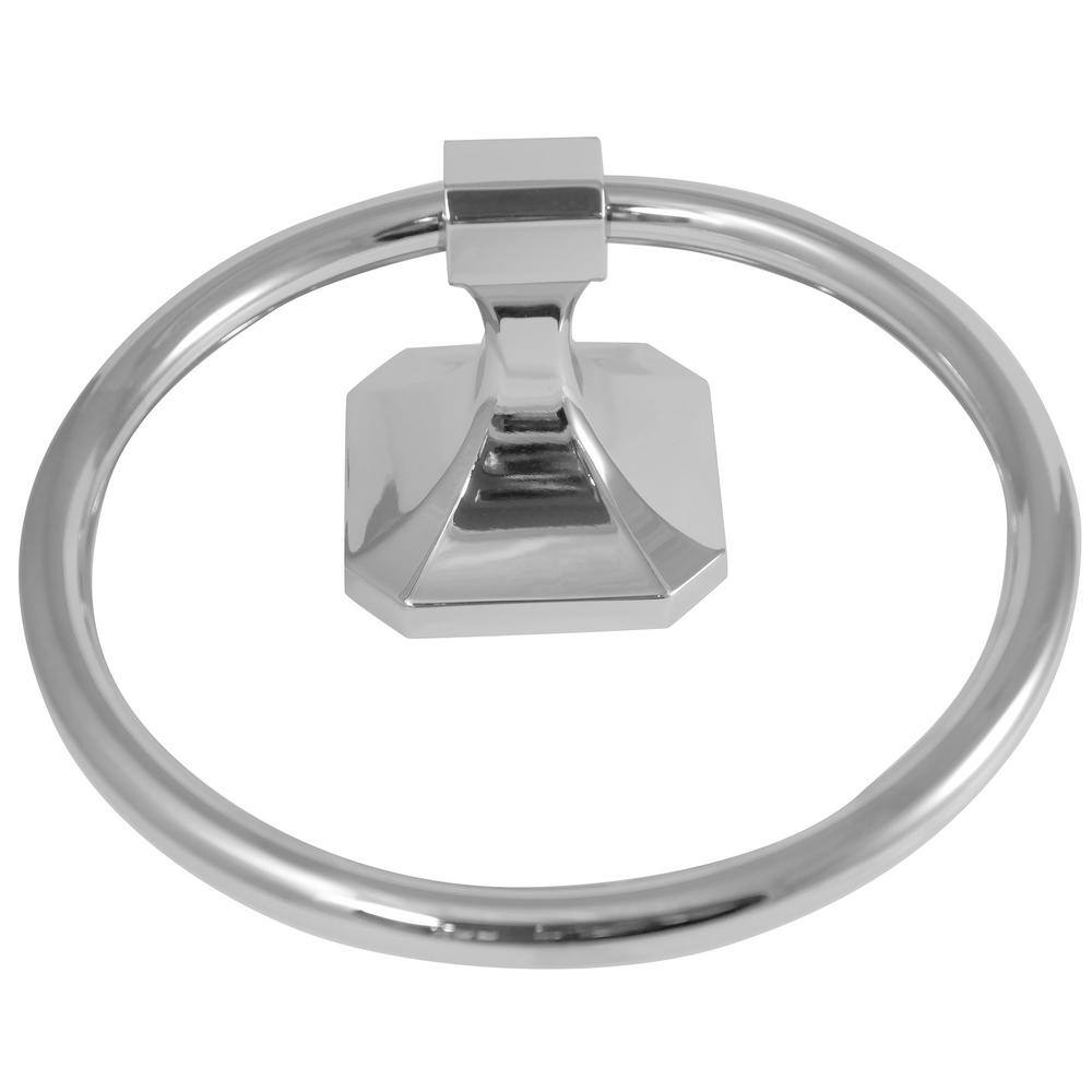 Paradise Bathworks Valhalla Towel Ring in Chrome 65026