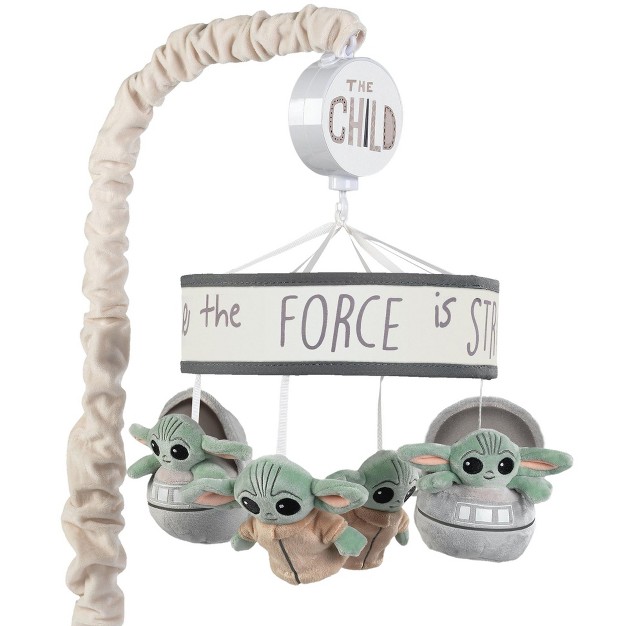 Lambs amp Ivy Star Wars The Child baby Yoda Musical Baby Crib Mobile Soother Toy