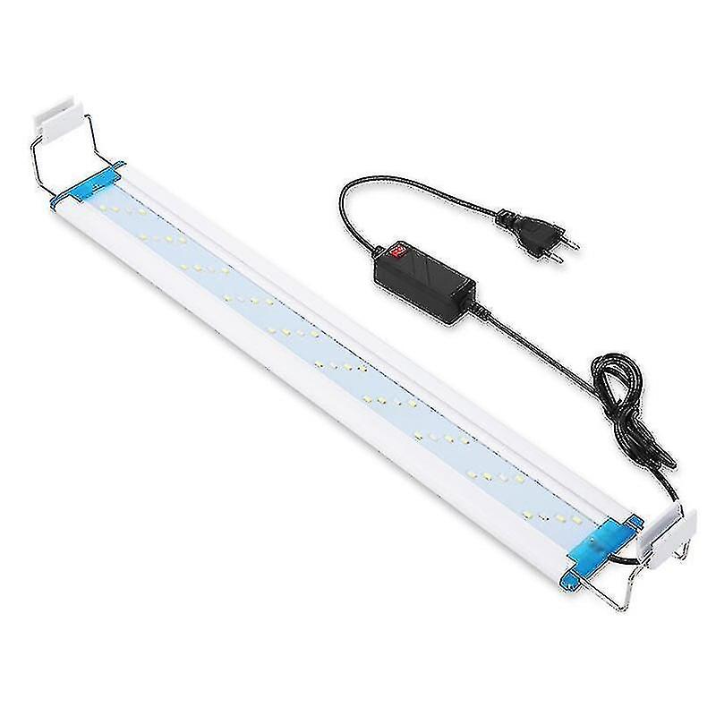 Aquarium Light 18-48cm Blue White Fish Tank Light Waterproof Extensible Clip Freshwater Coral Plant