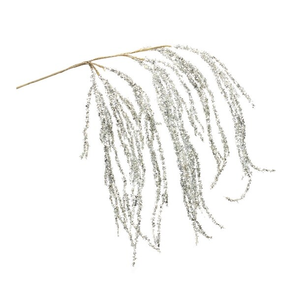 Hanging Tinsel Branch (Set of 2)