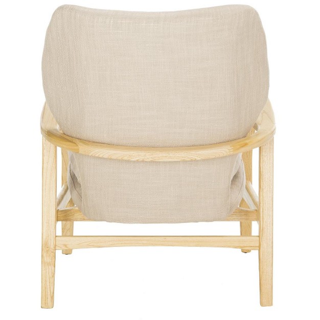 Tarly Accent Chair Beige natural Safavieh