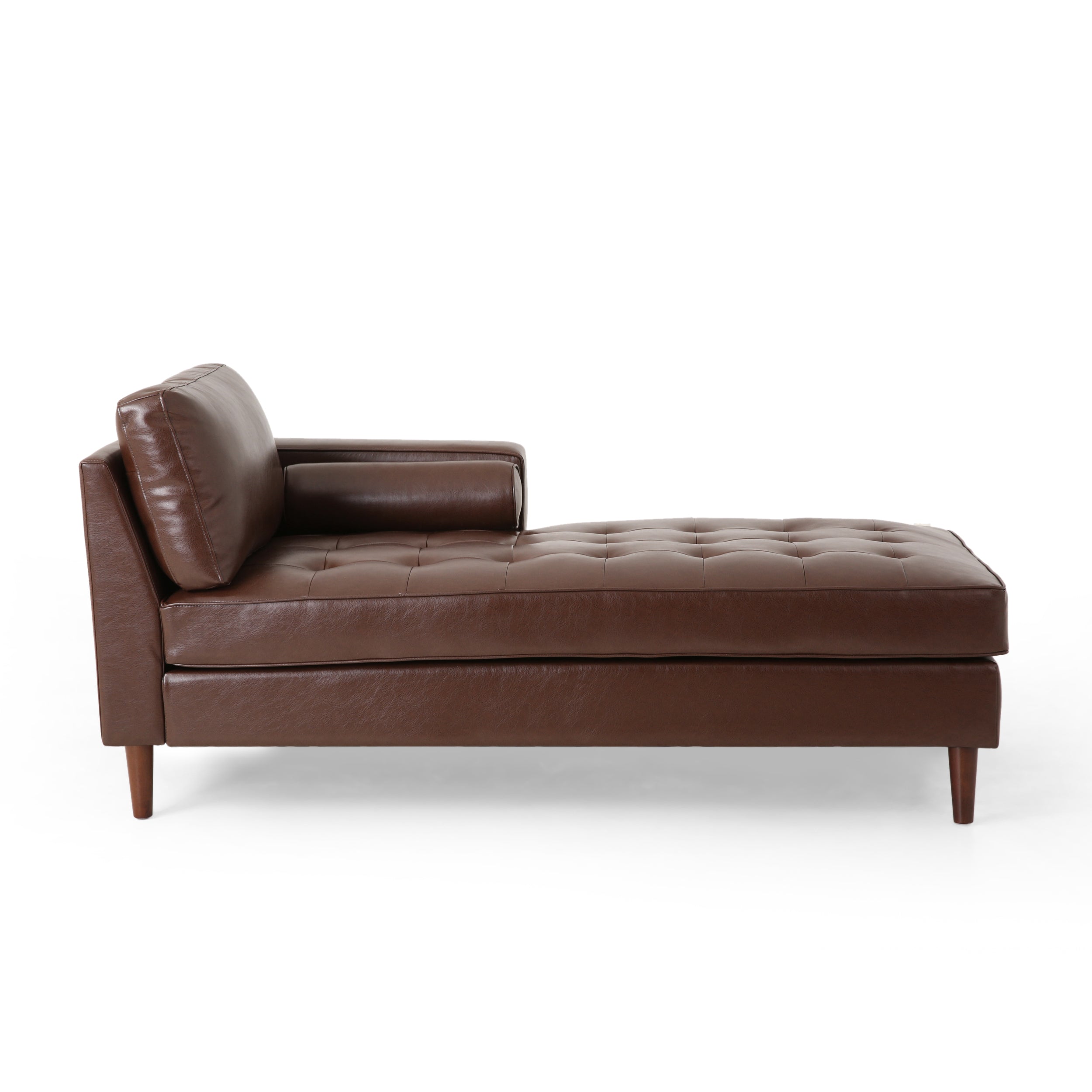 Hixon Contemporary Tufted Upholstered Chaise Lounge