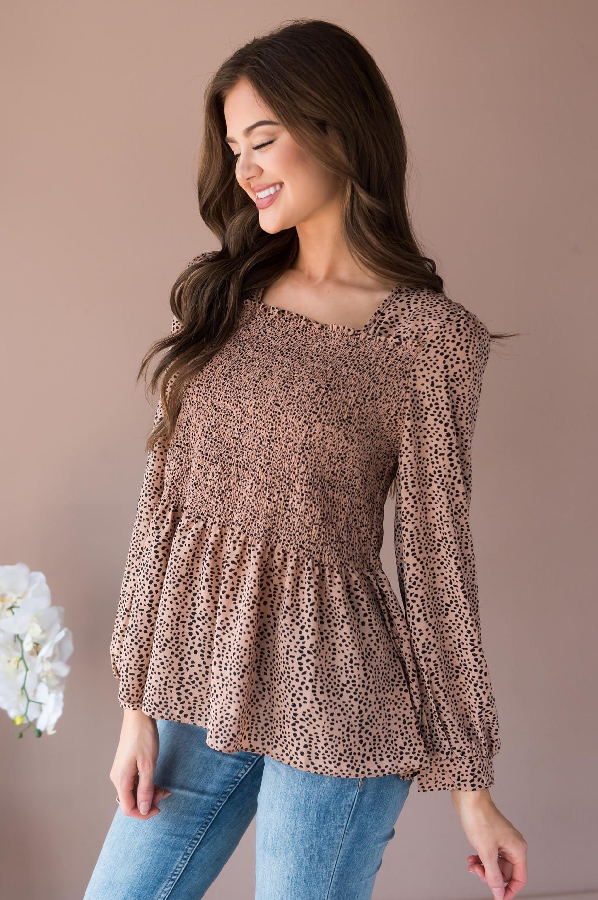 Simply Precious Modest Blouse