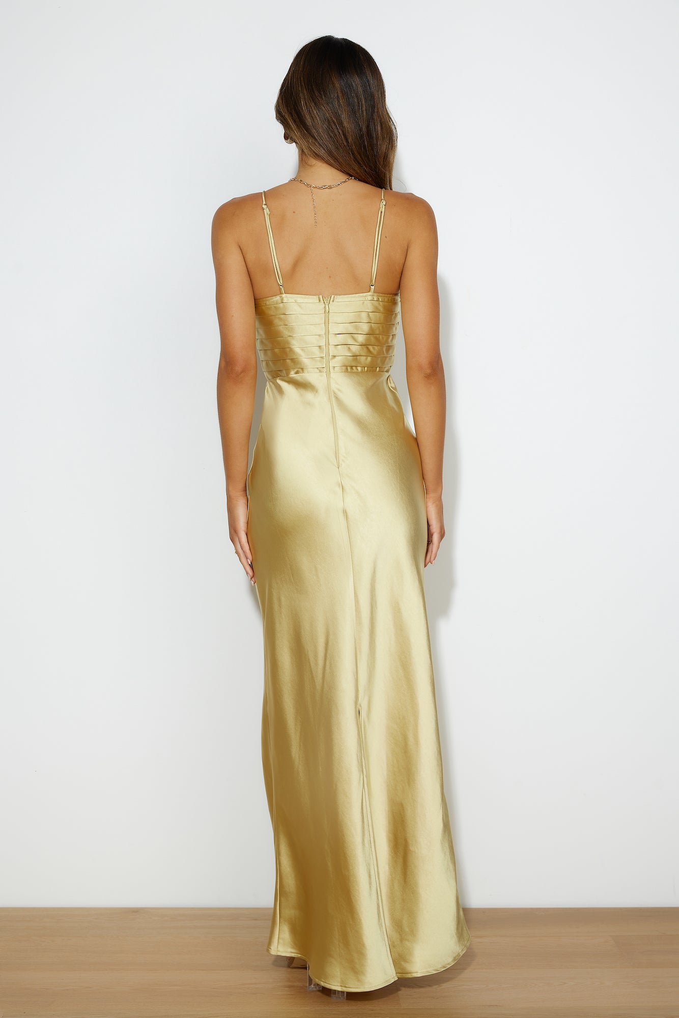 Wedding Dream Midi Dress Gold