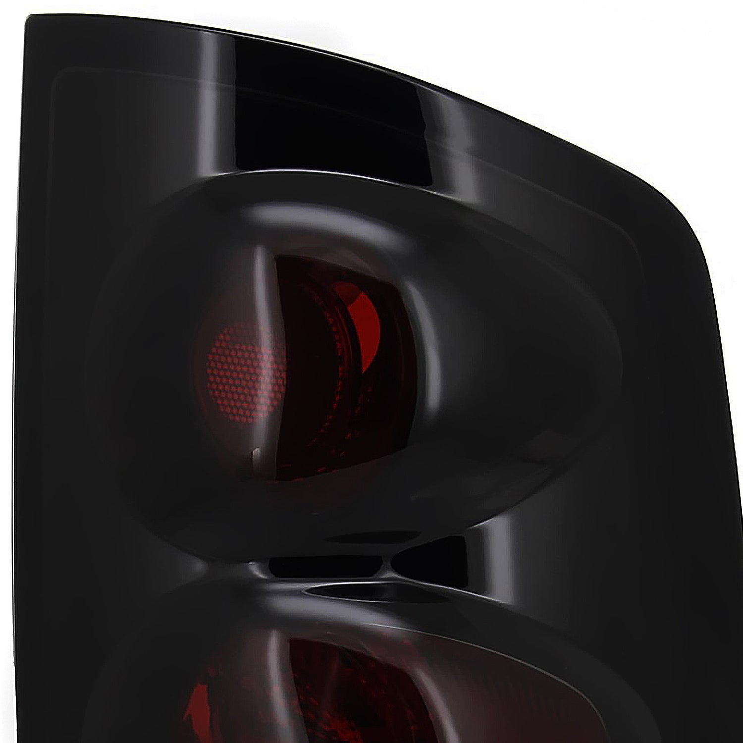 Spec-D Tuning Glossy Black Housing with Dark Smoke Lens Tail Lights Compatible with 2002-2006 Dodge Ram 1500/2500/3500， Left + Right Pair Assembly