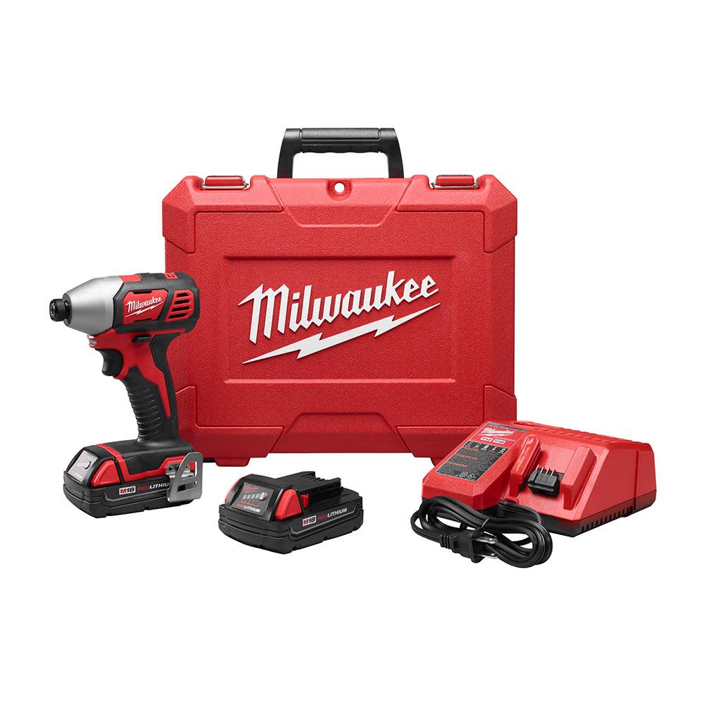 Milwaukee M18 1/4 in. Hex Impact Driver CP Kit 2656-22CT from Milwaukee