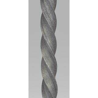 arteferro 35-12 in. x 12 in. Square Bar Dual Twist Forged Raw Picket 533