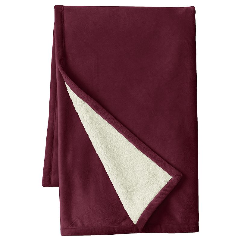 Lands' End Sherpa Fleece Throw