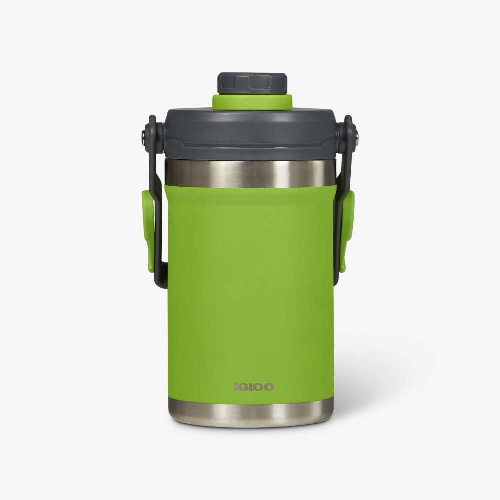 Igloo Sports Water Jug Reusable Stainless Steel Green 1/2 Gallon