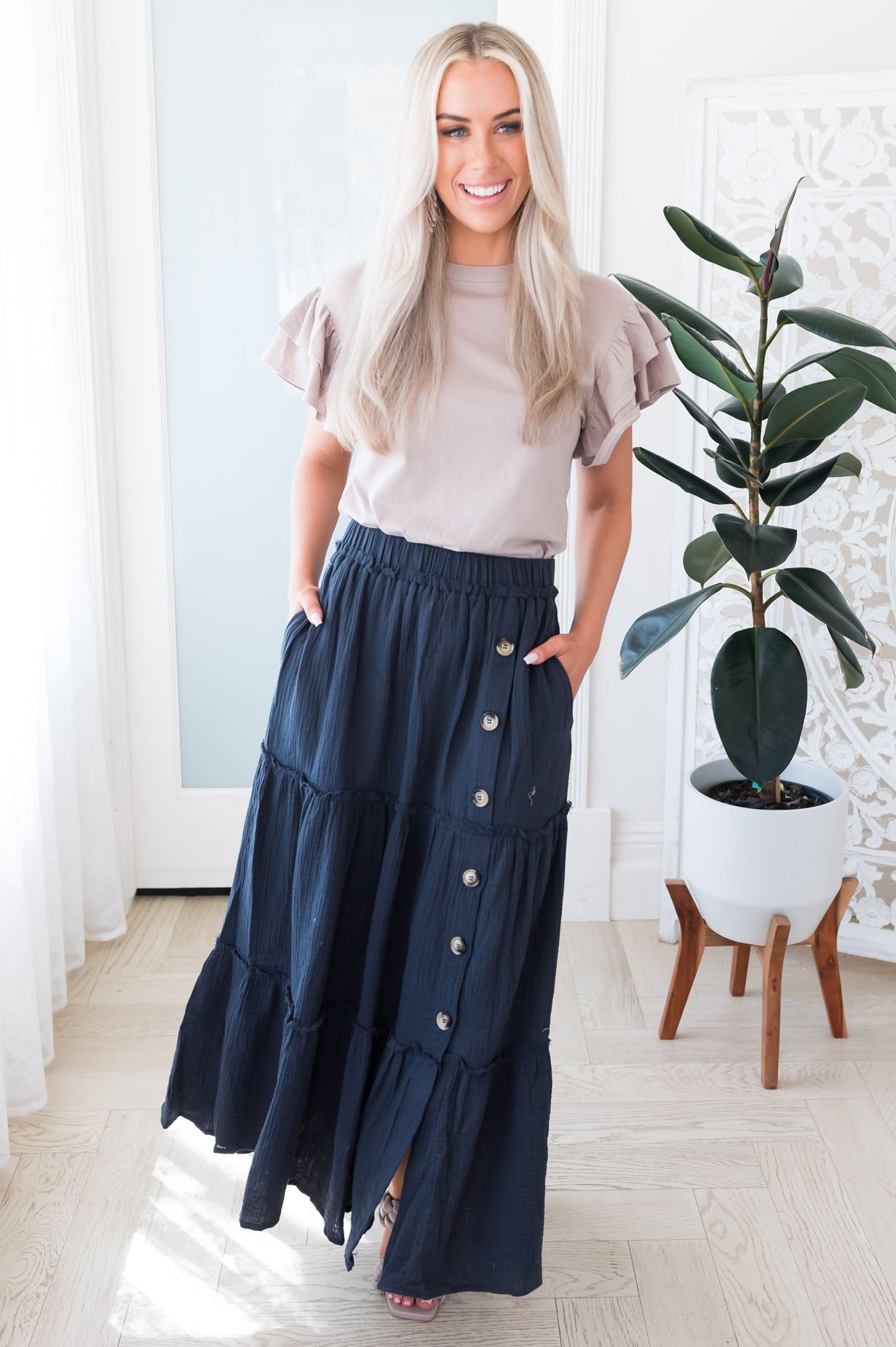 It's A Girls Day Modest Maxi Skirt