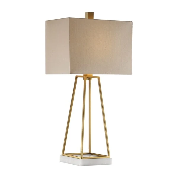 Uttermost Mackean Plated Metallic Gold 1-light Table Lamp