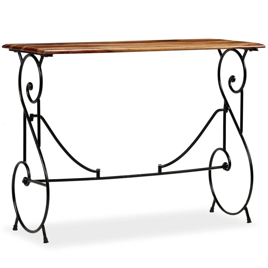 Exquisite Style Console Table Solid Sheesham Wood - 39.4